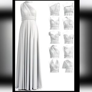 Infinity Dress With Bandeau, Convertible Bridesmaid Dress, Long, Plus Size